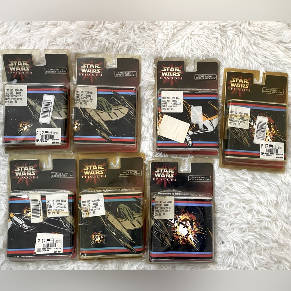 Vintage Star Wars Boarder Wallpaper 7pc